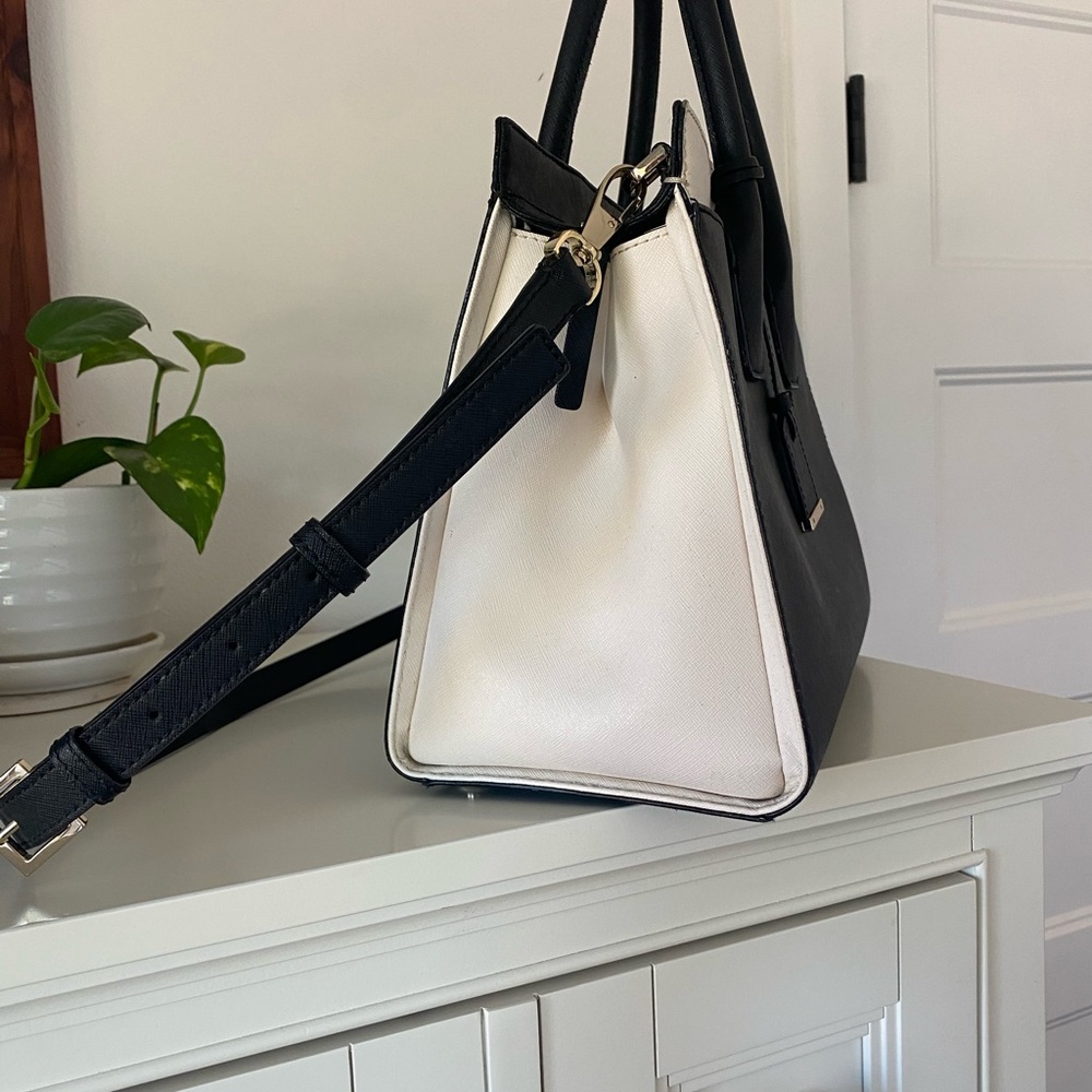 Kate Spade New York Medium Satchel Cameron Street Color black And White - Picture 6 of 13